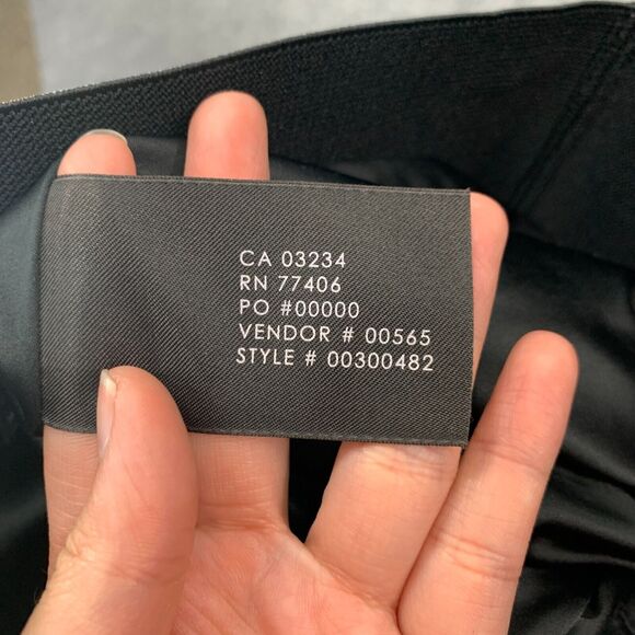 Club Monaco Faux Wrap Tulip Skirt Womens 4 Back Zip Lined Pleated Stretch Band - Picture 10 of 13